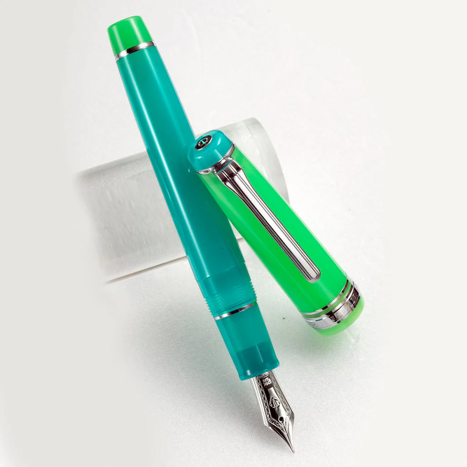 Sailor Professional Gear Slim Fountain Pen Aurora Borealis 14K Nib - Image 3