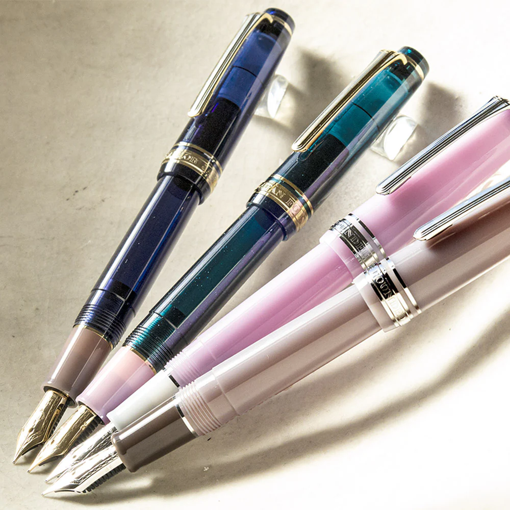 Sailor Professional Gear Slim Fountain Pen Shikiori Sansui Komakusa 14k Nib - Image 2
