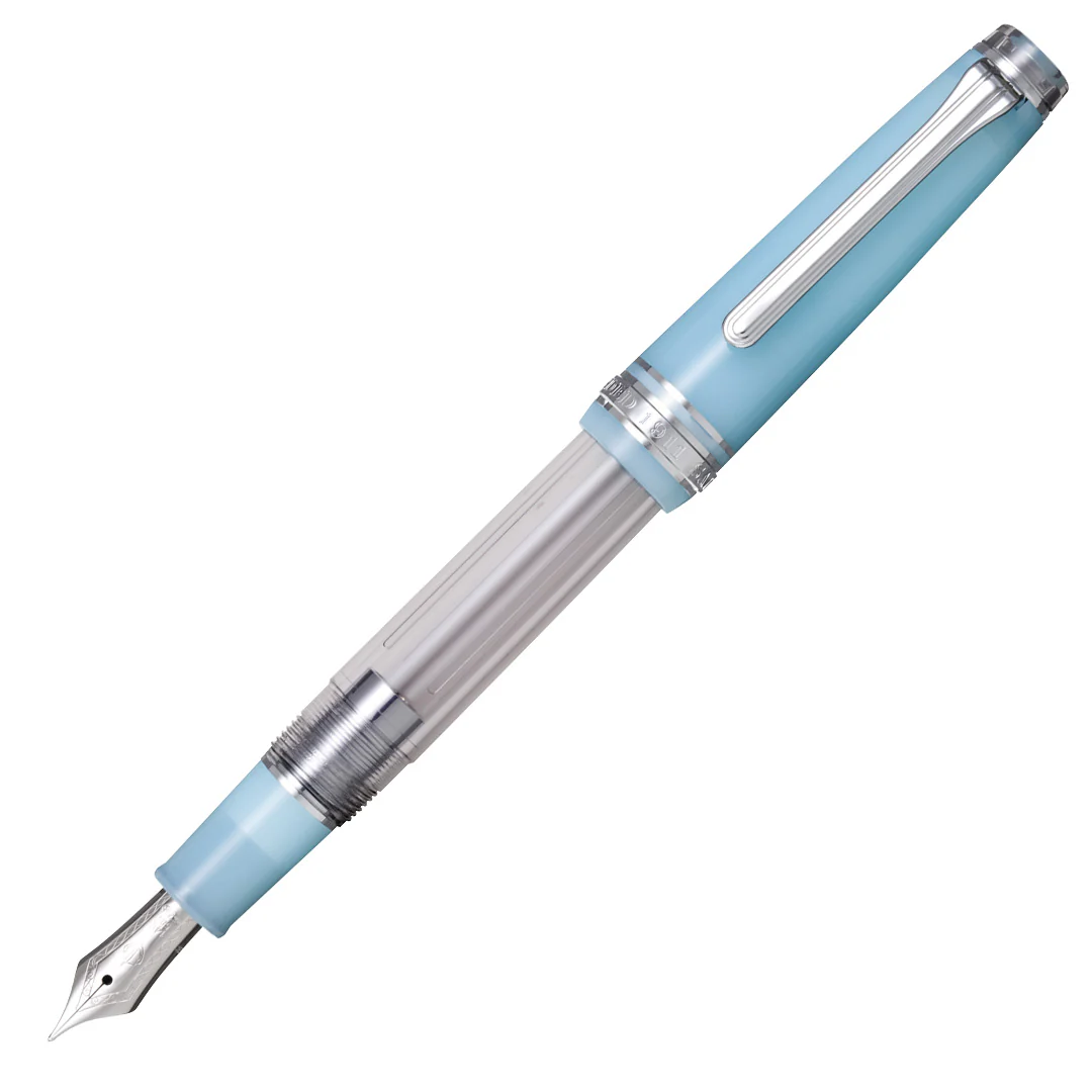 Sailor Professional Gear Slim Manyo II Fountain Pen Moss with 14K Nib & 50ml Manyo Koke Ink