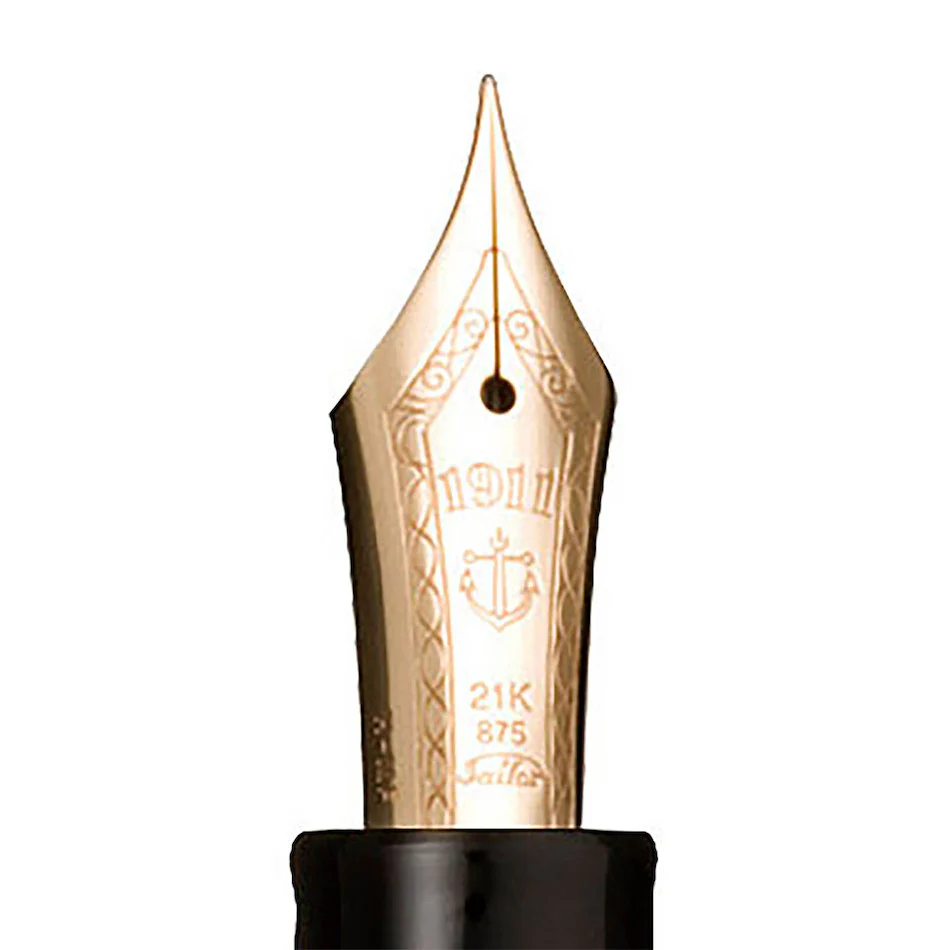 Sailor Shi Rei II Fountain Pen Aomori Ryuumon-nuri 21K Gold Medium - Image 3