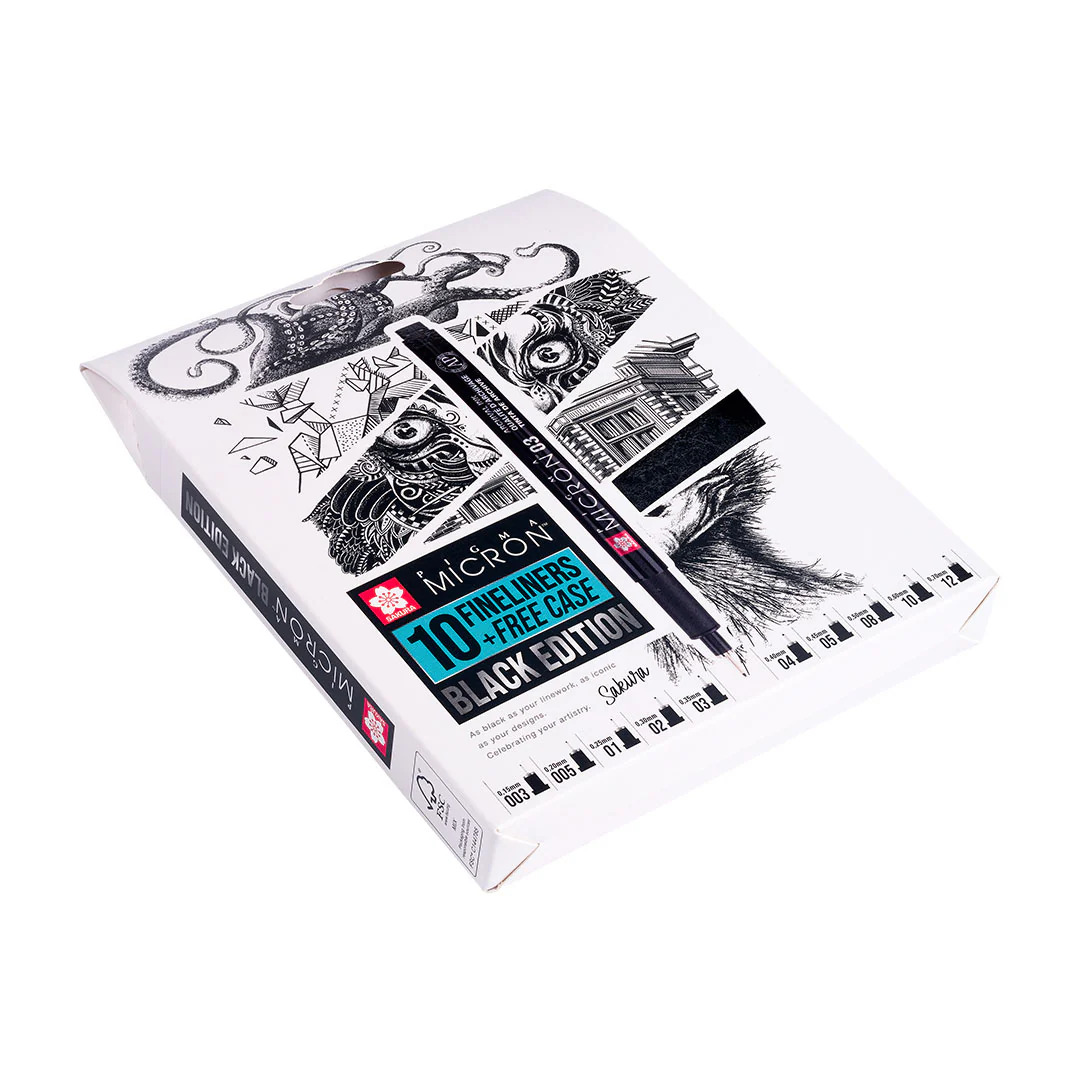 Sakura Pigma Micron Drawing Pen Set of 10 - Image 3