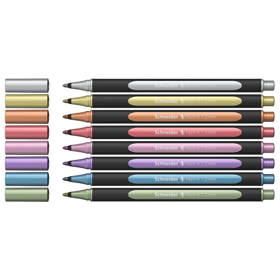 Schneider Paint-It Metallic Marker 020 1-2mm Set of 8 - Image 2