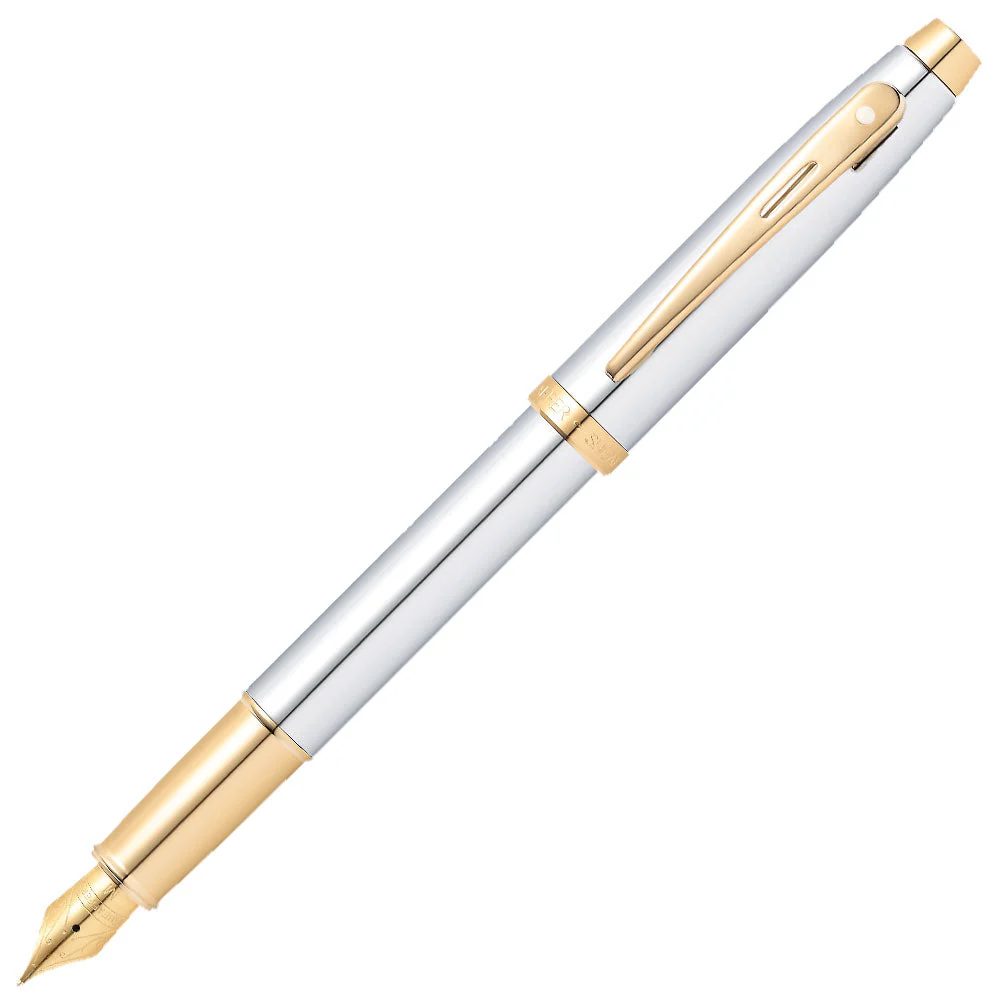 Sheaffer 100 Fountain Pen Bright Chrome