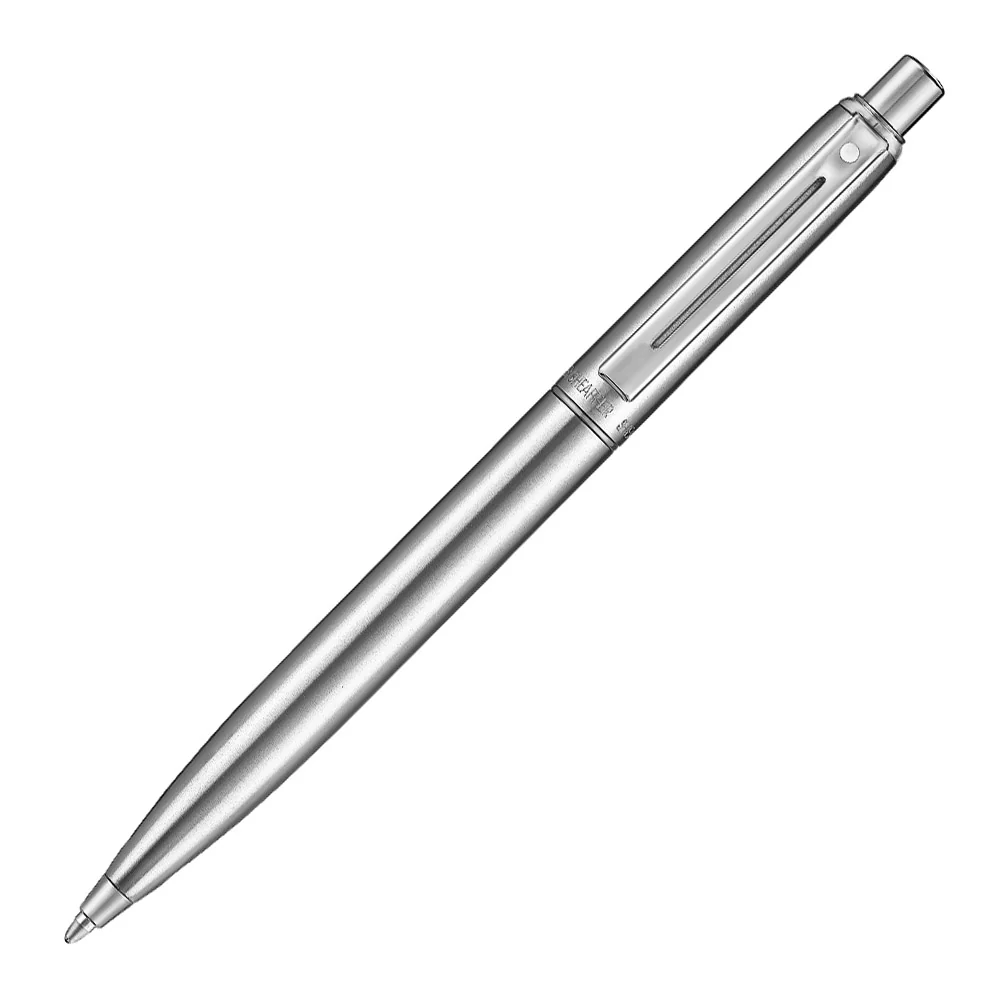 Sheaffer Sentinel 330 Ballpoint Pen Brushed Chrome with Chrome Trim