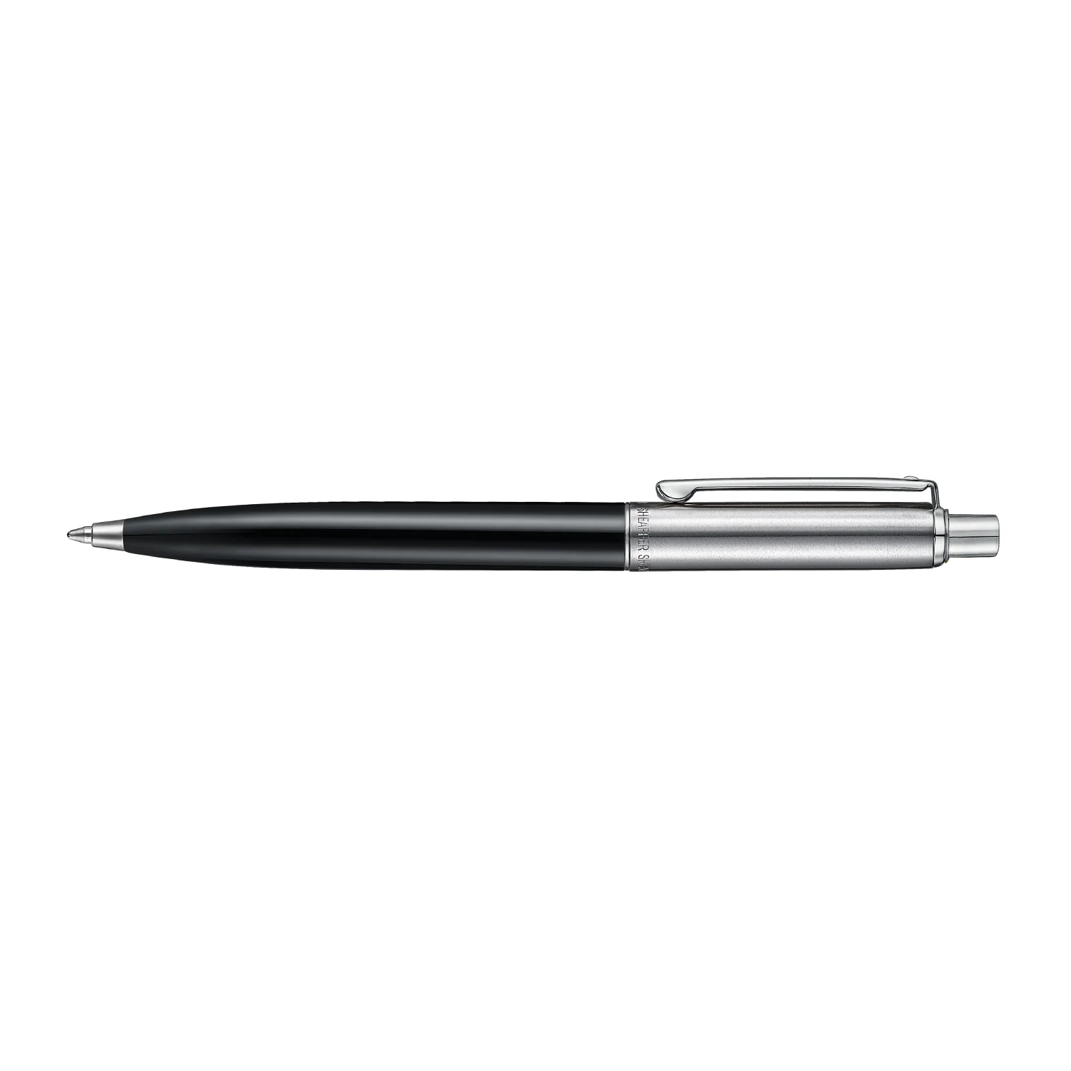 Sheaffer Sentinel 332 Ballpoint Pen Shiny Black with Chrome Trim - Image 4