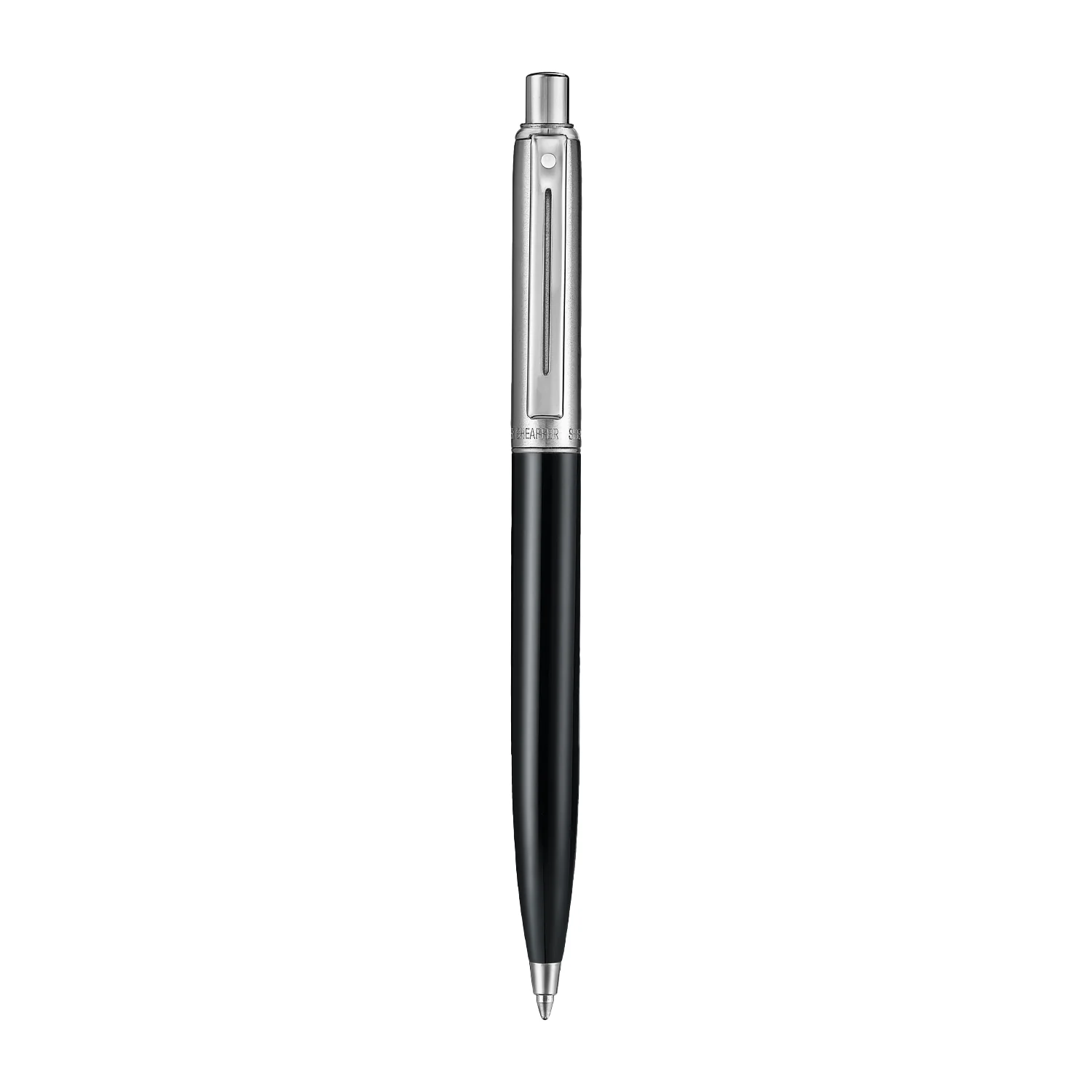 Sheaffer Sentinel 332 Ballpoint Pen Shiny Black with Chrome Trim - Image 5