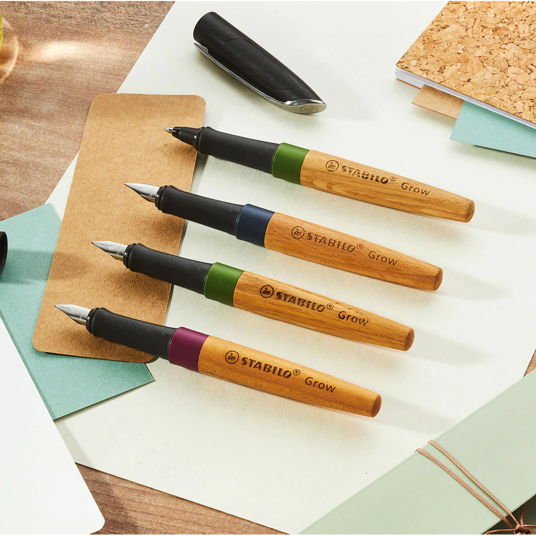 STABILO Grow Climate-Neutral Ballpoint Pen Oak - Image 3