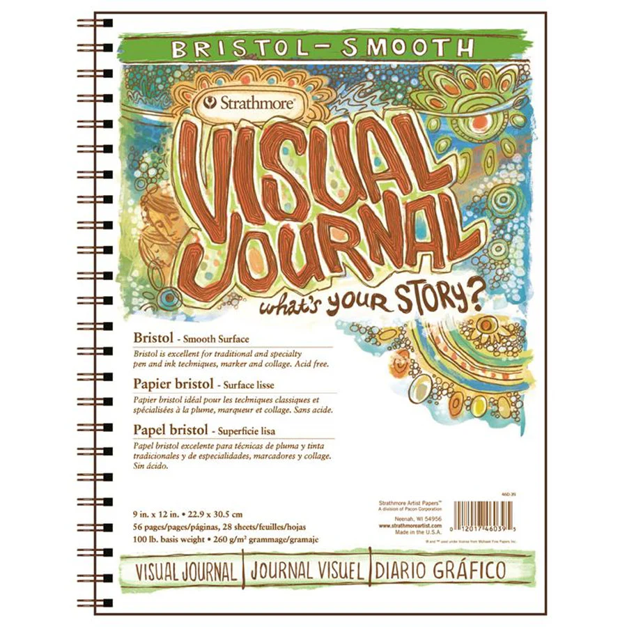 Strathmore Bristol Smooth Visual Journal 9x12