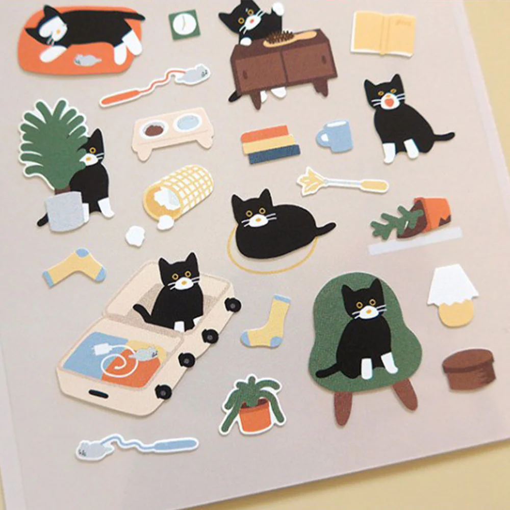 Suatelier Sticker Cat's Catch! (1139) - Image 3