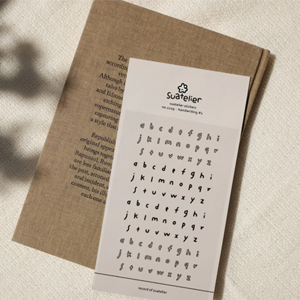 Suatelier Sticker Handwriting #1 (1119) - Image 2