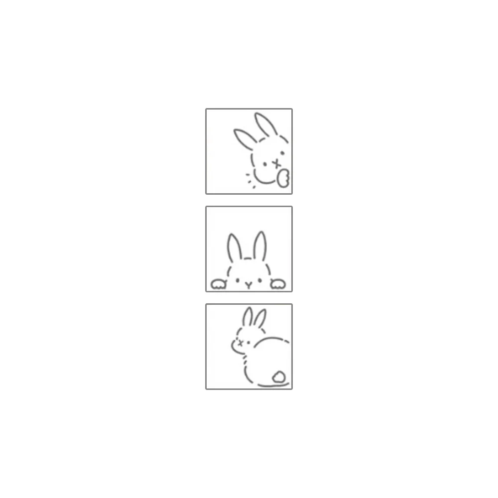 Sun-Star Peekaboo Stamp Rabbit - Image 2