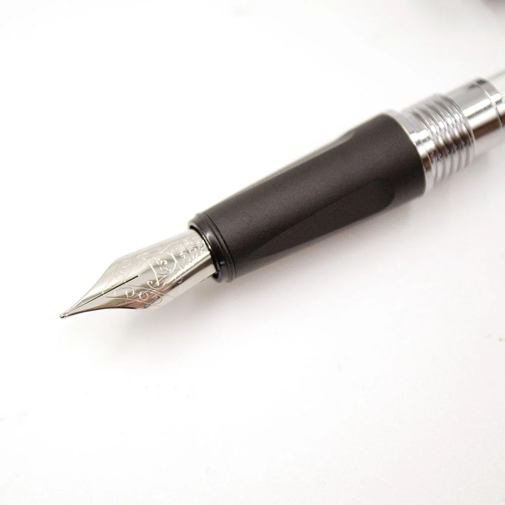 Taccia Facet Fountain Pen Clear Black - Image 5