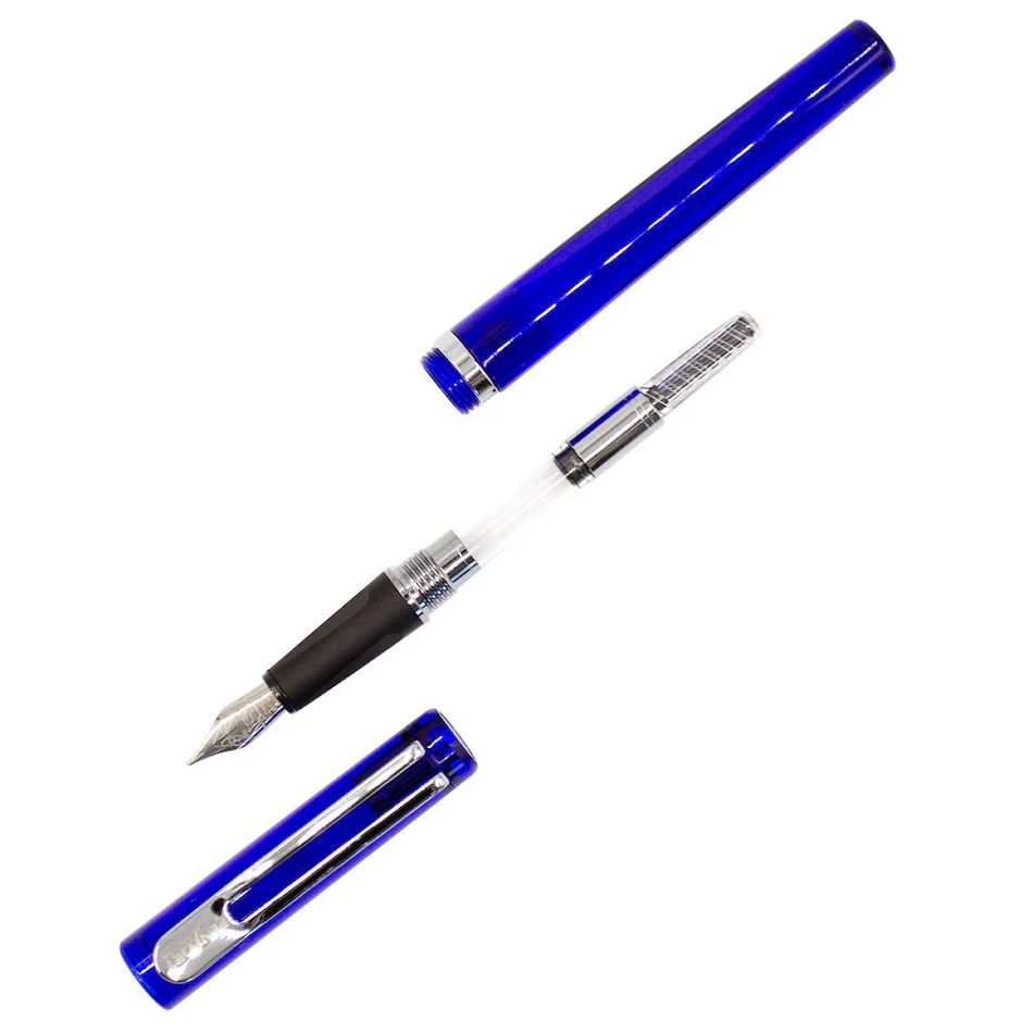 Taccia Facet Fountain Pen Clear Blue - Image 5