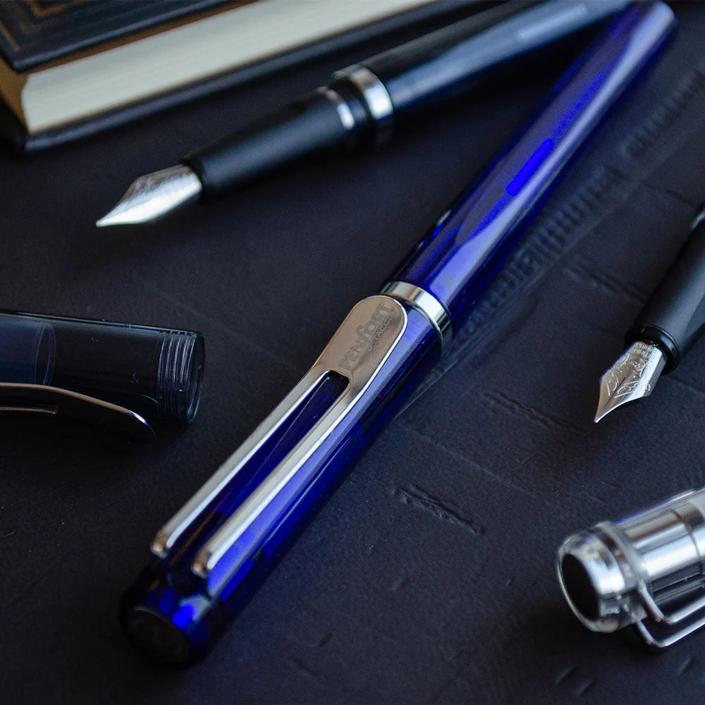 Taccia Facet Fountain Pen Clear Blue - Image 7
