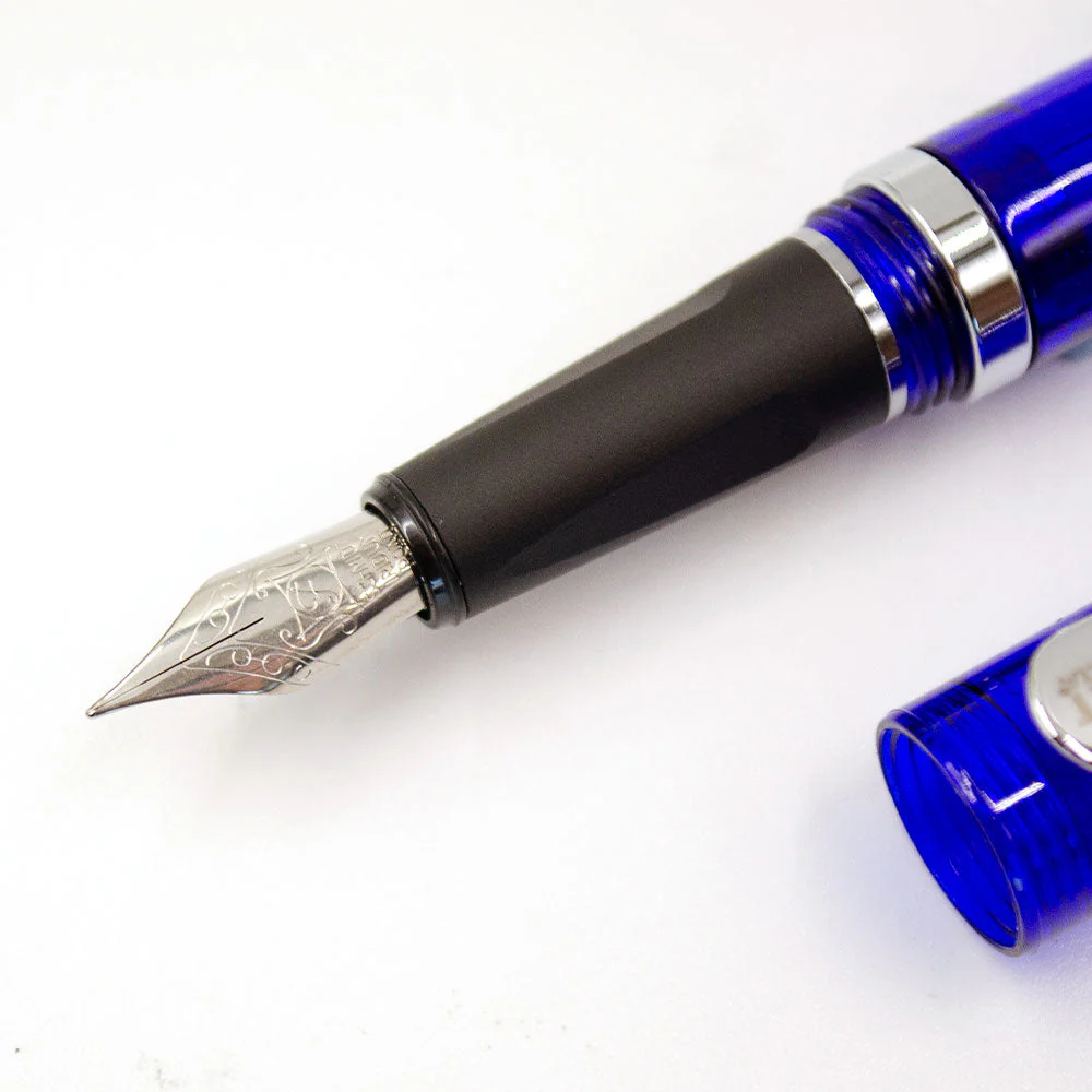 Taccia Facet Fountain Pen Clear Blue - Image 8
