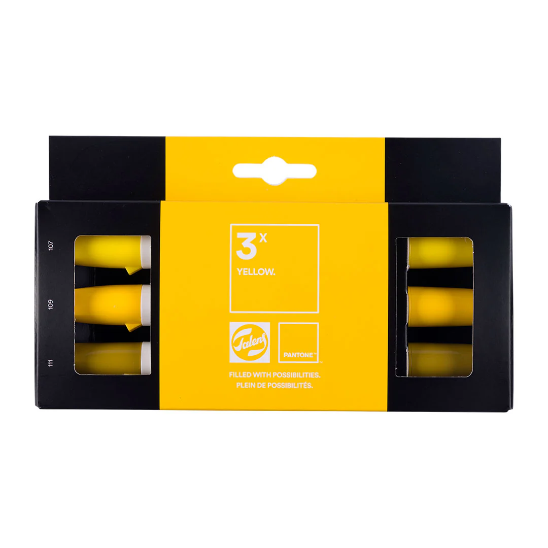 Talens Pantone Water Based Marker Set Of 3 Yellow