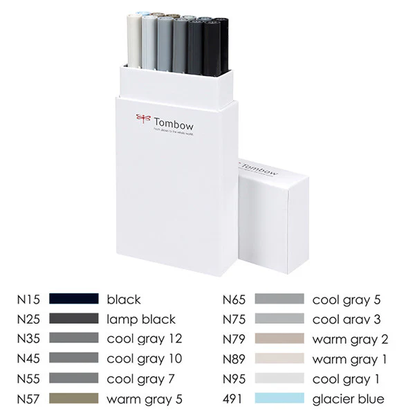 Tombow ABT Dual Brush Pen Set of 12 - Image 2