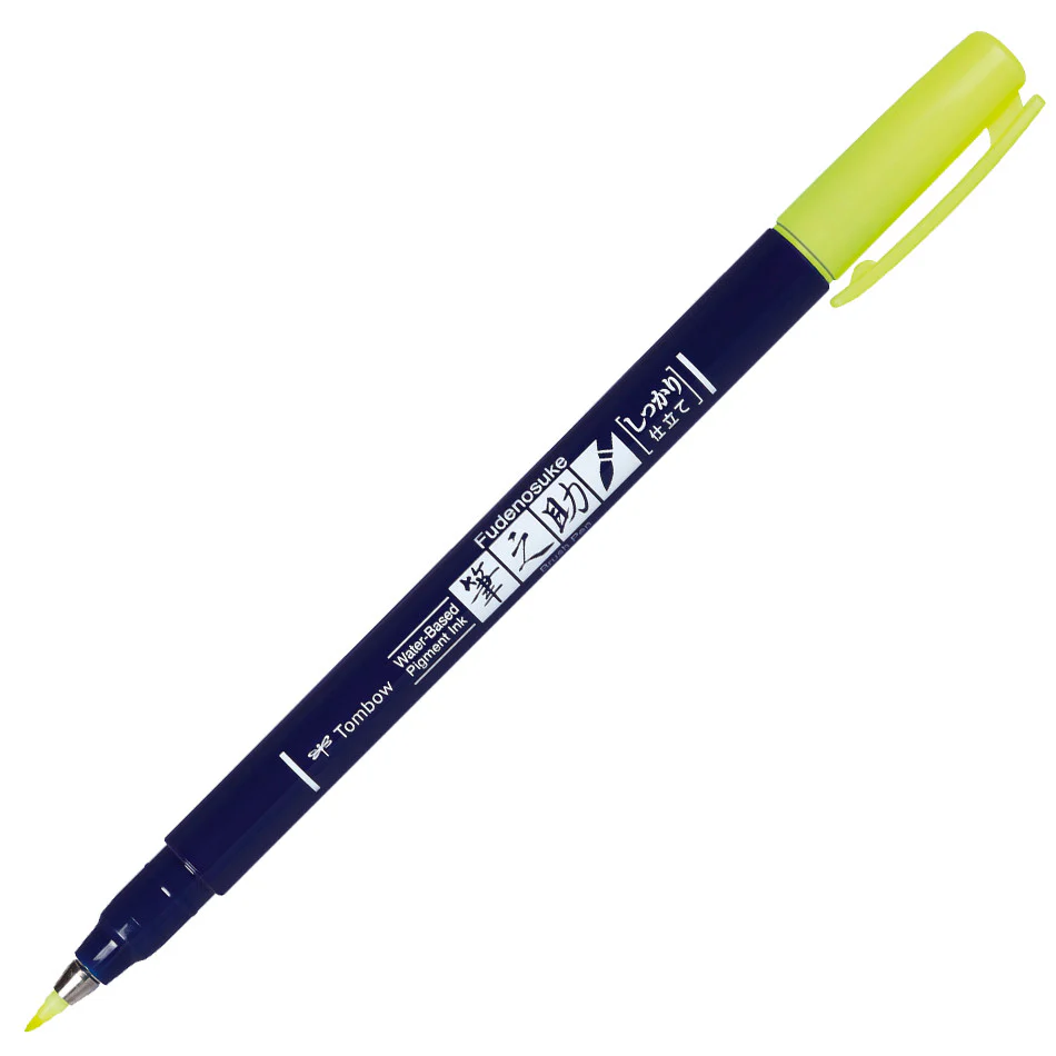 Tombow Fudenosuke Neon Colour Brush Pen - Image 6