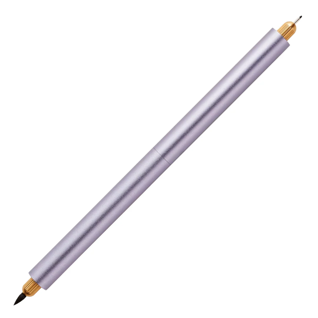 Tom's Studio Lumos Refillable Duo Tip Fineliner and Brush Pen Lilac