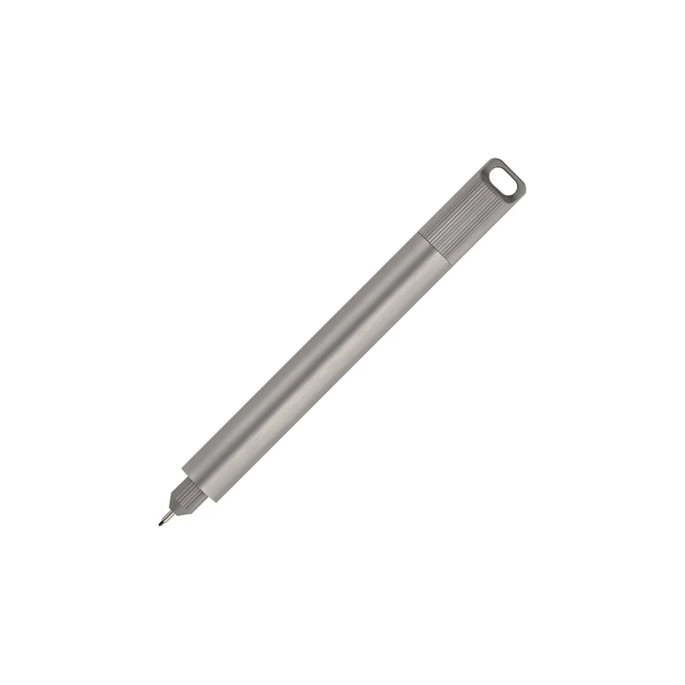 Tom's Studio Lumos Refillable Fineliner and Brush Pen Mini Single Tip Titanium