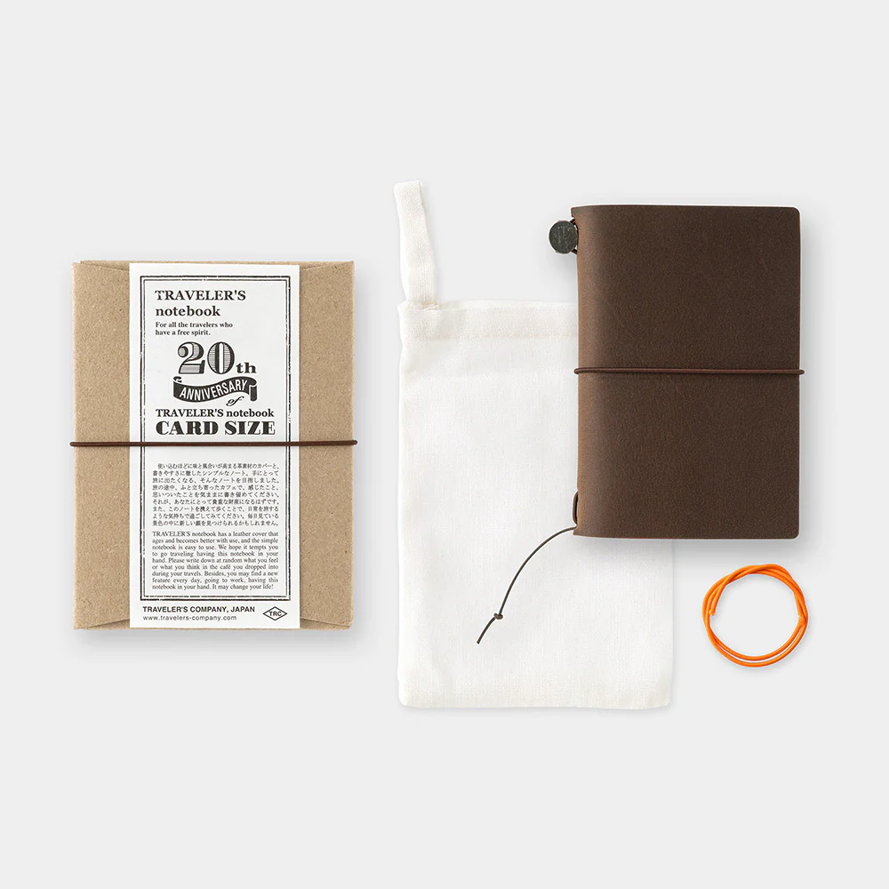 TRAVELER’S COMPANY Notebook 20th Anniversary Card Size Set - Image 2