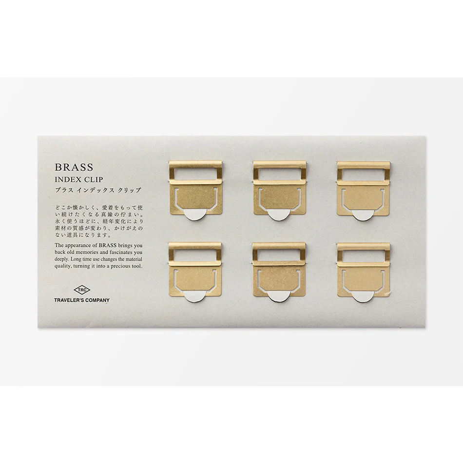 TRAVELER'S COMPANY BRASS Index Clips - Image 2