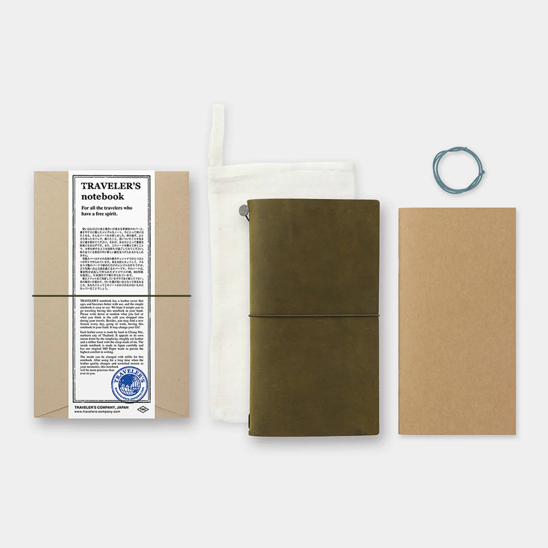 TRAVELER'S COMPANY Traveler's Notebook Leather Olive
