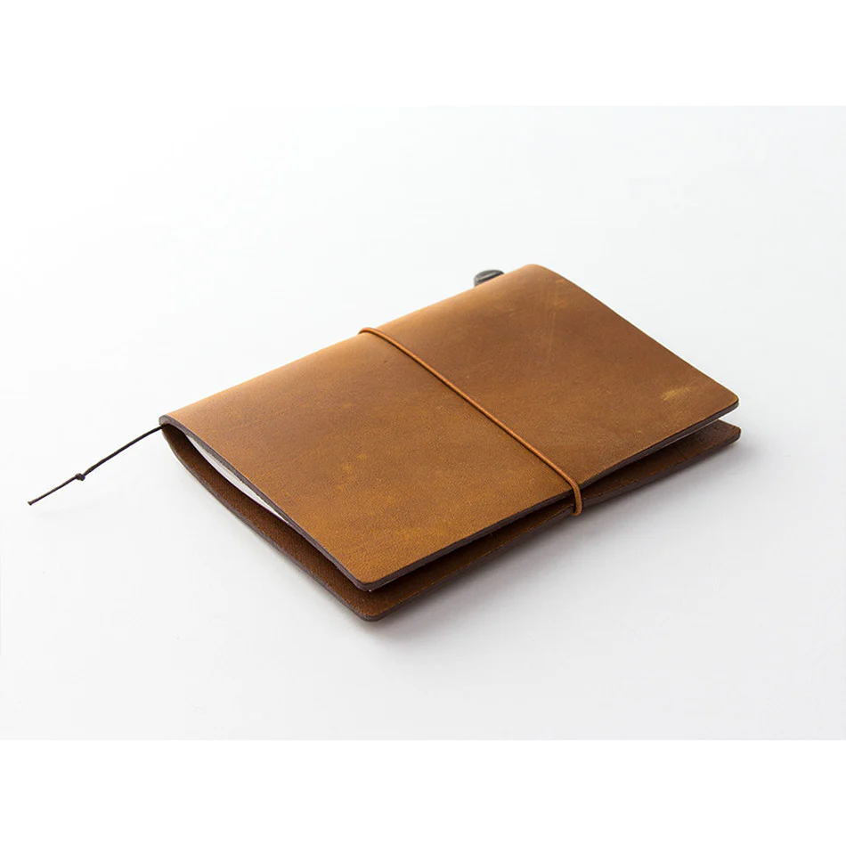 TRAVELER'S COMPANY Traveler's Notebook Leather Passport Size Camel - Image 2