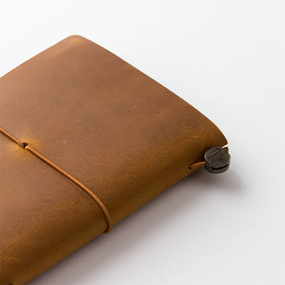 TRAVELER'S COMPANY Traveler's Notebook Leather Passport Size Camel - Image 7