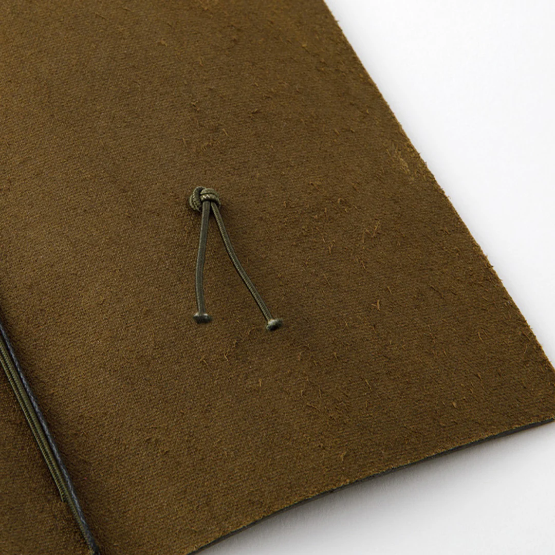TRAVELER'S COMPANY Traveler's Notebook Leather Passport Size Olive - Image 7