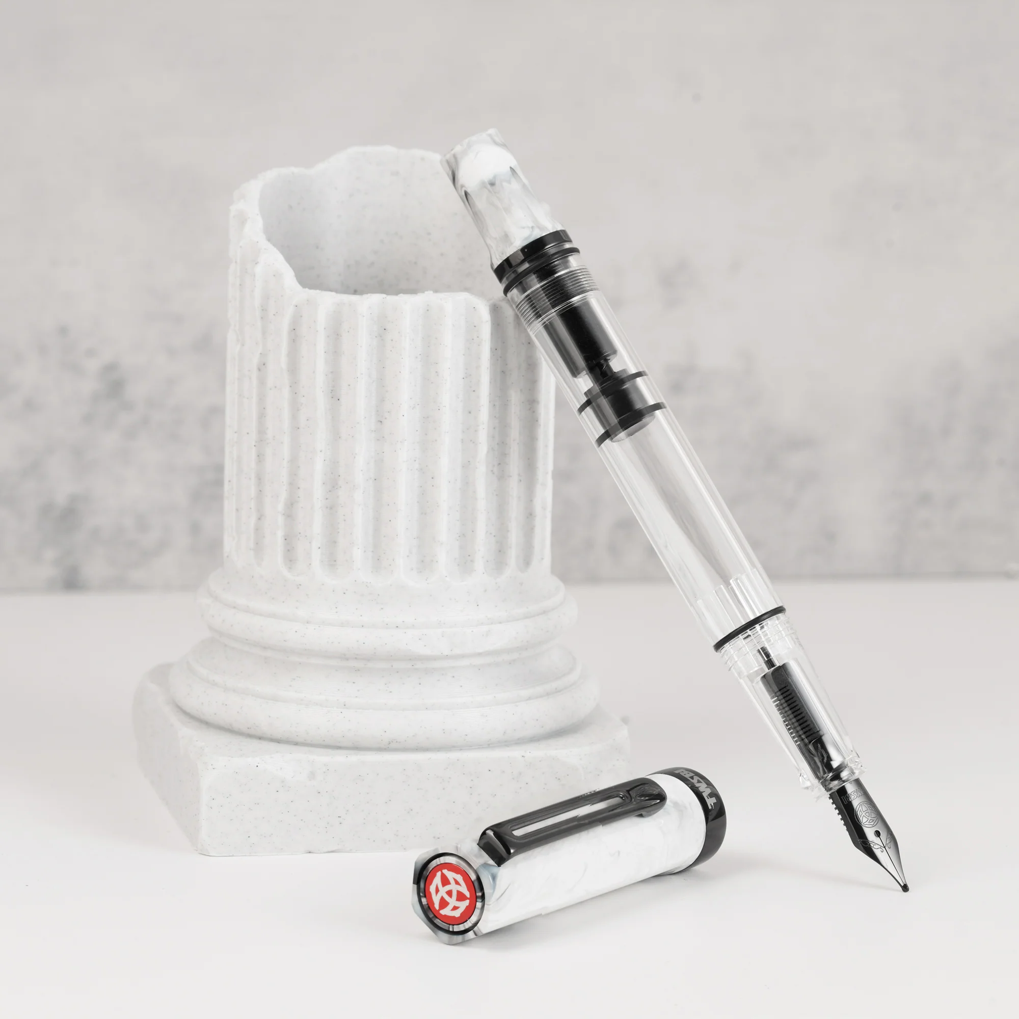 TWSBI Eco Fountain Pen Carrara with Onyx - Image 2