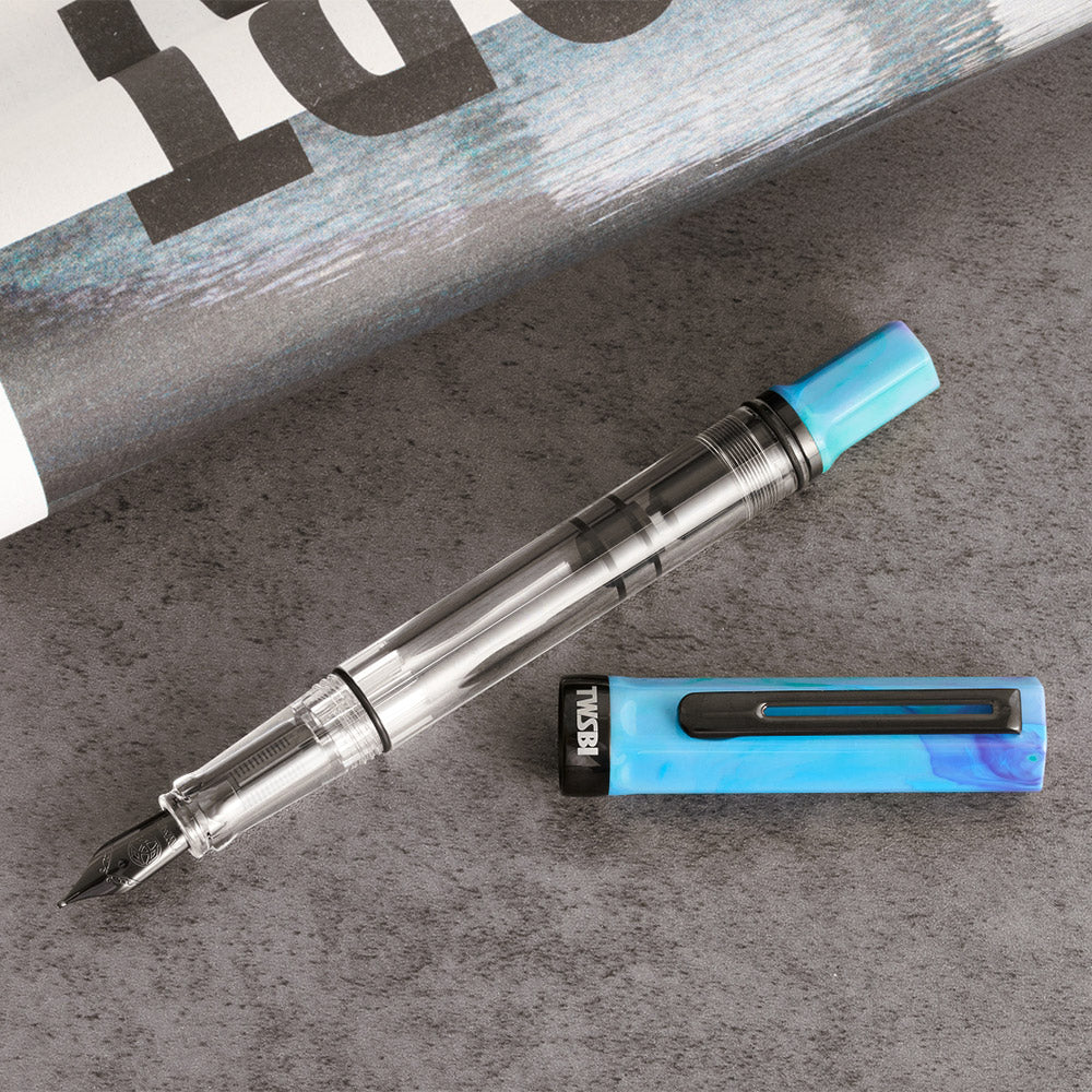 TWSBI Eco Fountain Pen Cosmos Blue with Onyx - Image 2