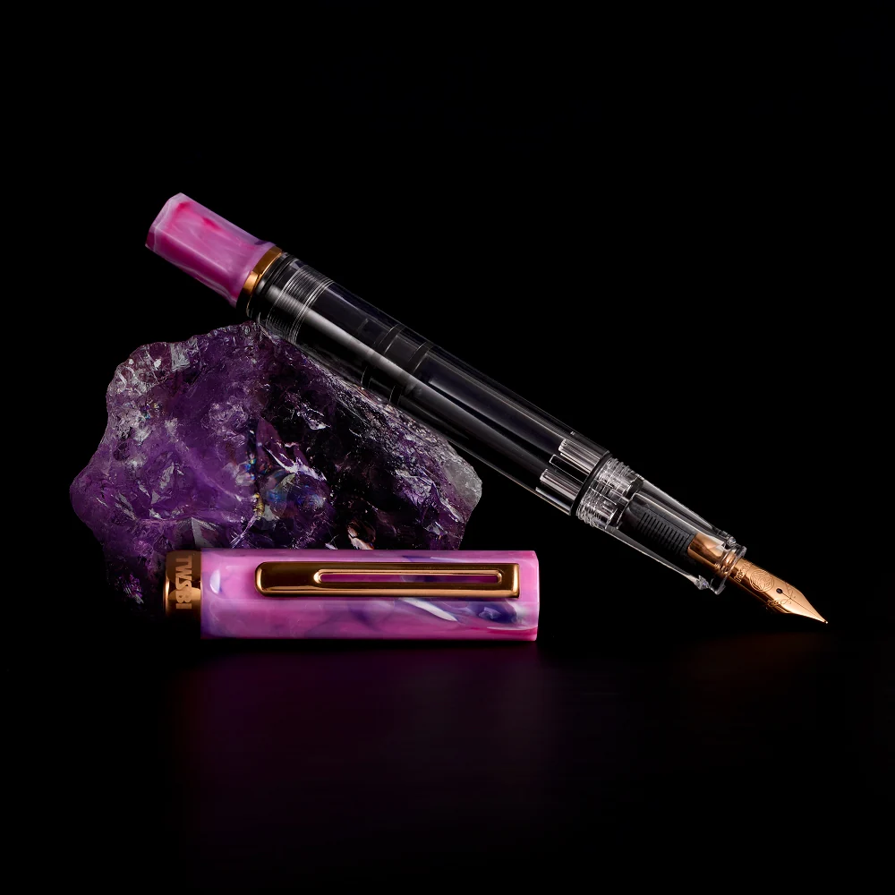 TWSBI Eco Fountain Pen Fluorite Purple with Bronze - Image 2