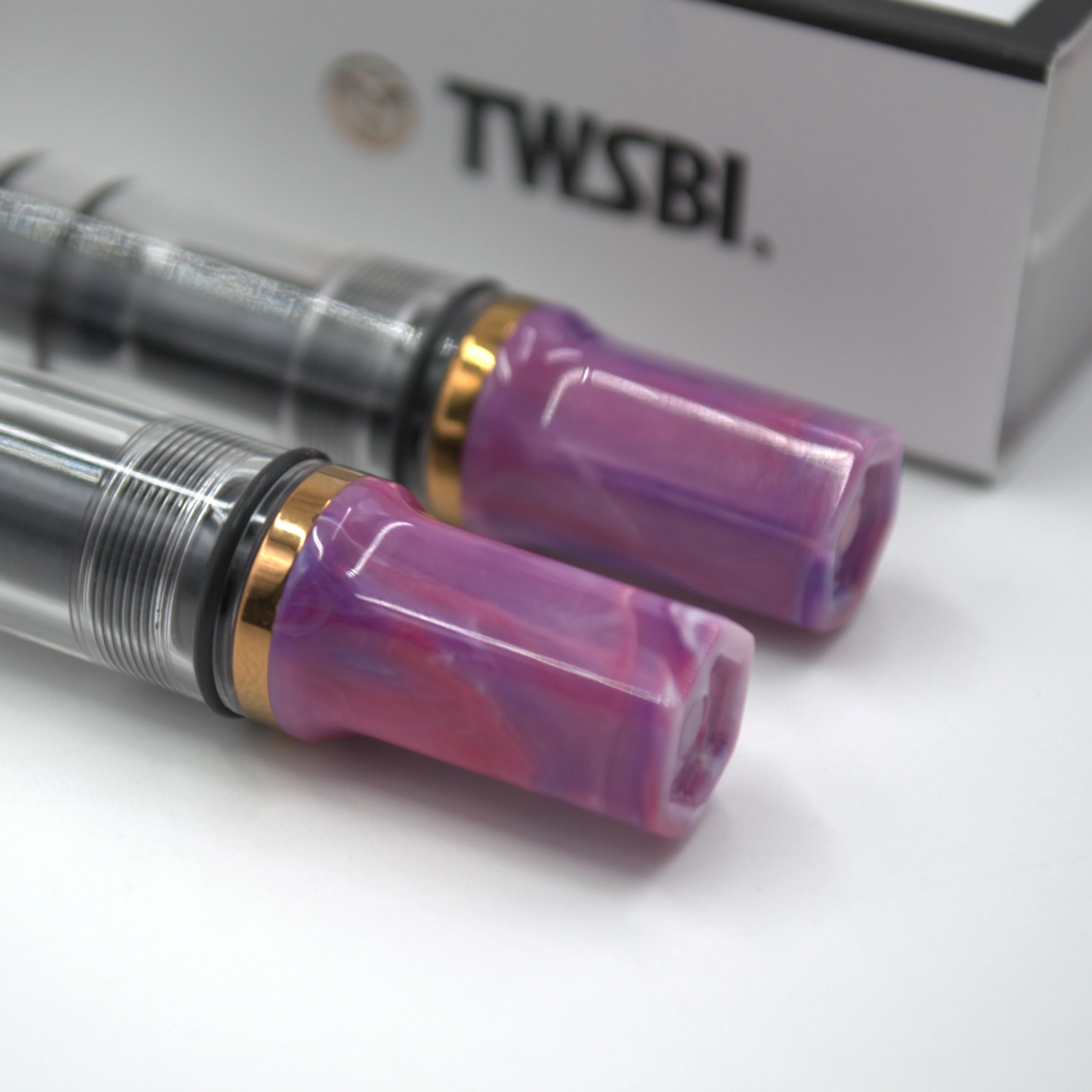 TWSBI Eco Fountain Pen Fluorite Purple with Bronze - Image 4