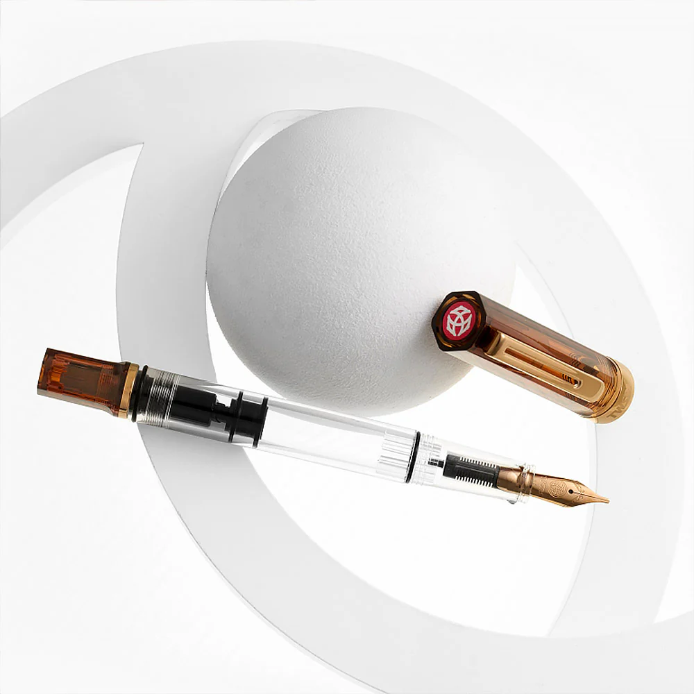 TWSBI Eco Fountain Pen Rootbeer with Bronze - Image 4