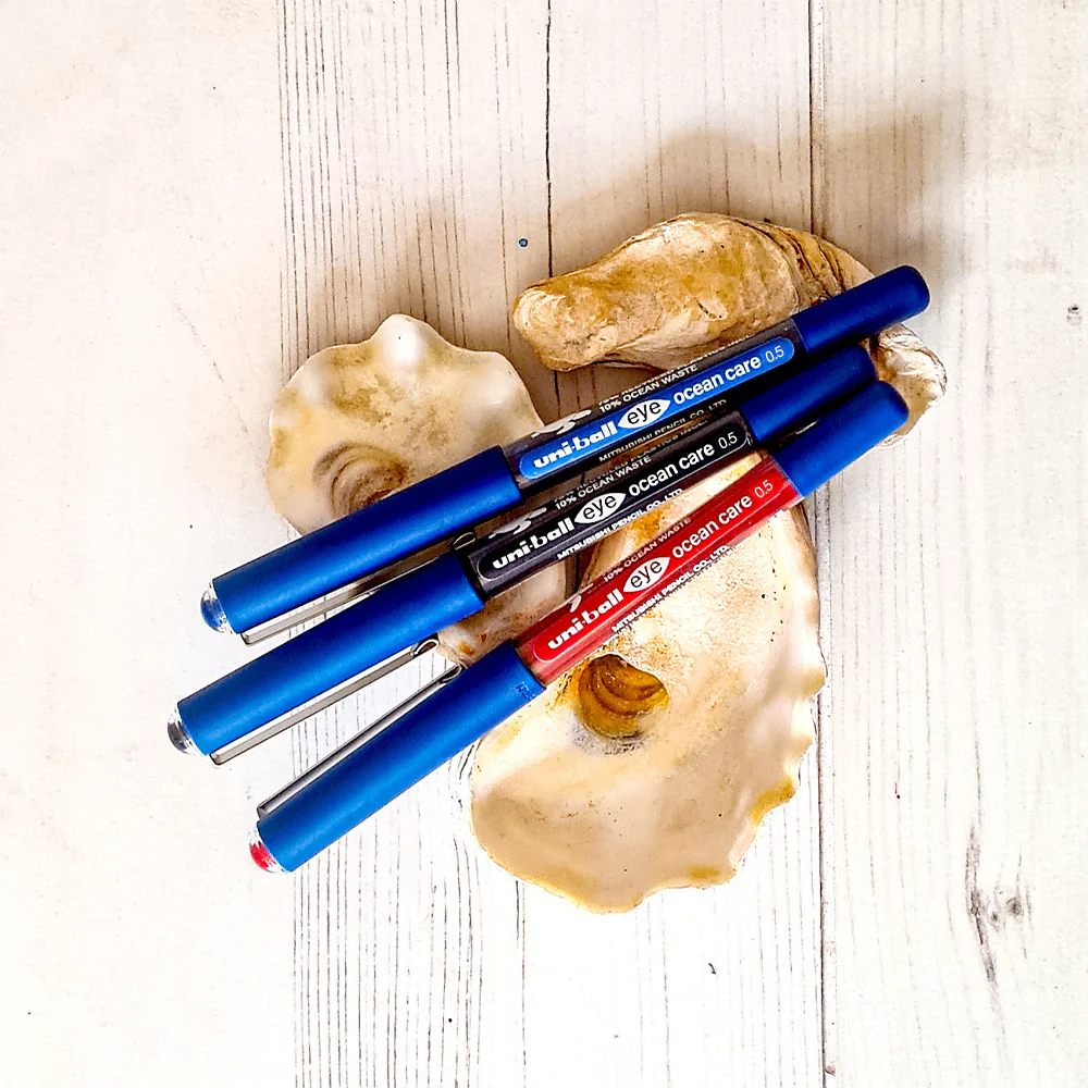 Uni-Ball Eye Ocean Care UB-157 Rollerball Pen Set of 3 - Image 5