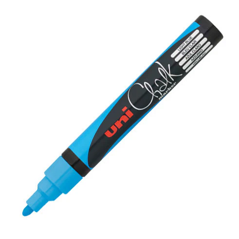 Uni Chalk Marker Pen PWE-5M Medium Bullet Tip - Image 3