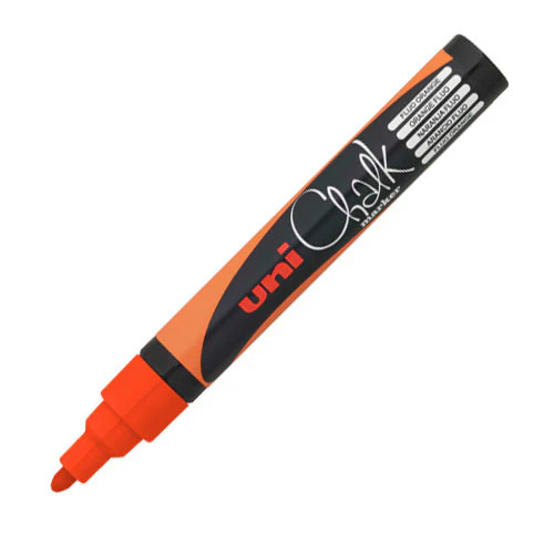 Uni Chalk Marker Pen PWE-5M Medium Bullet Tip - Image 5