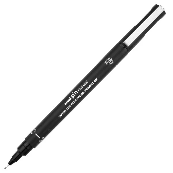 Uni PIN Drawing Pen Black - Image 4