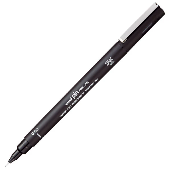 Uni PIN Drawing Pen Black - Image 8