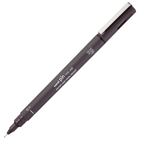 Uni PIN Drawing Pen Dark Grey