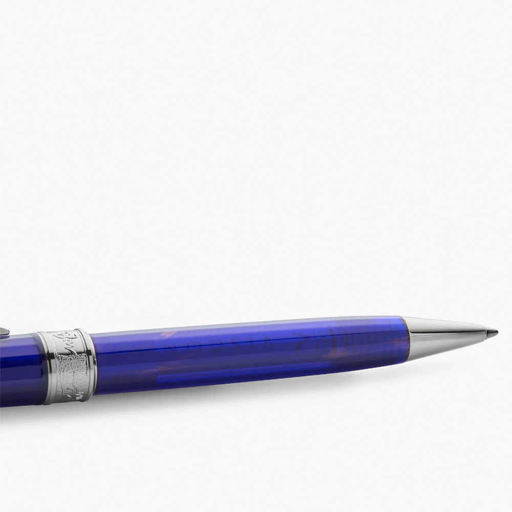 Visconti Michelangelo Ballpoint Pen Translucent Blue - Image 2