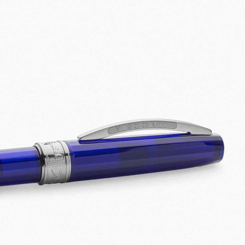 Visconti Michelangelo Ballpoint Pen Translucent Blue - Image 3