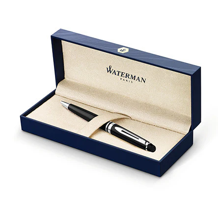 Waterman Expert Ballpoint Pen Black with Chrome Trim - Image 5