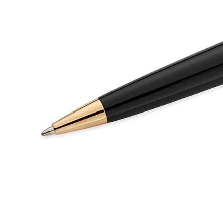 Waterman Expert Ballpoint Pen Black with Gold Trim - Image 4