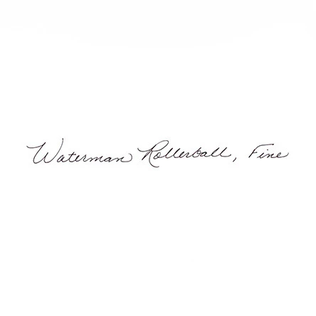 Waterman Expert Rollerball Pen Black with Gold Trim - Image 3