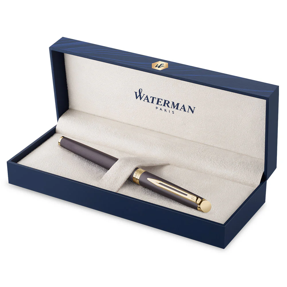 Waterman Hemisphere Fountain Pen Lava Black with Gold Trim - Image 3