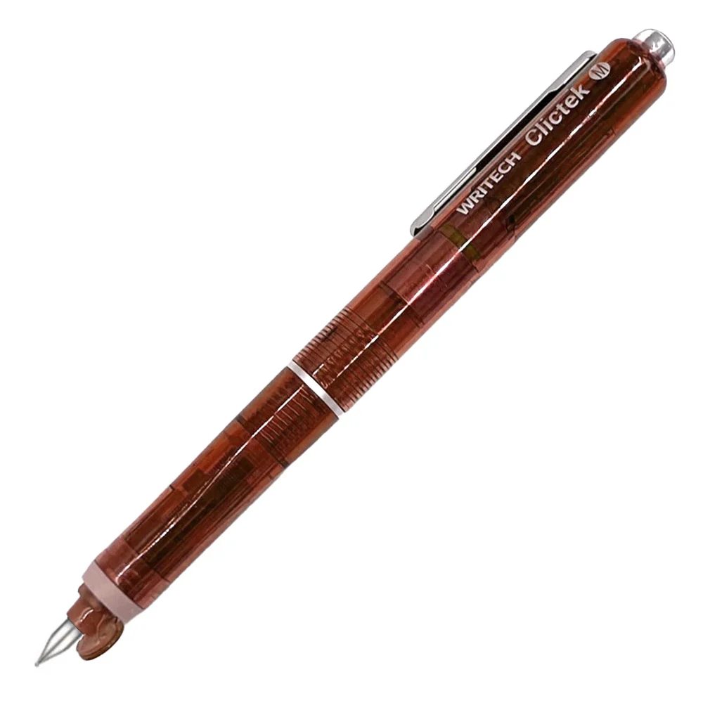 WRITECH Retractable Fountain Pen Transparent - Image 4