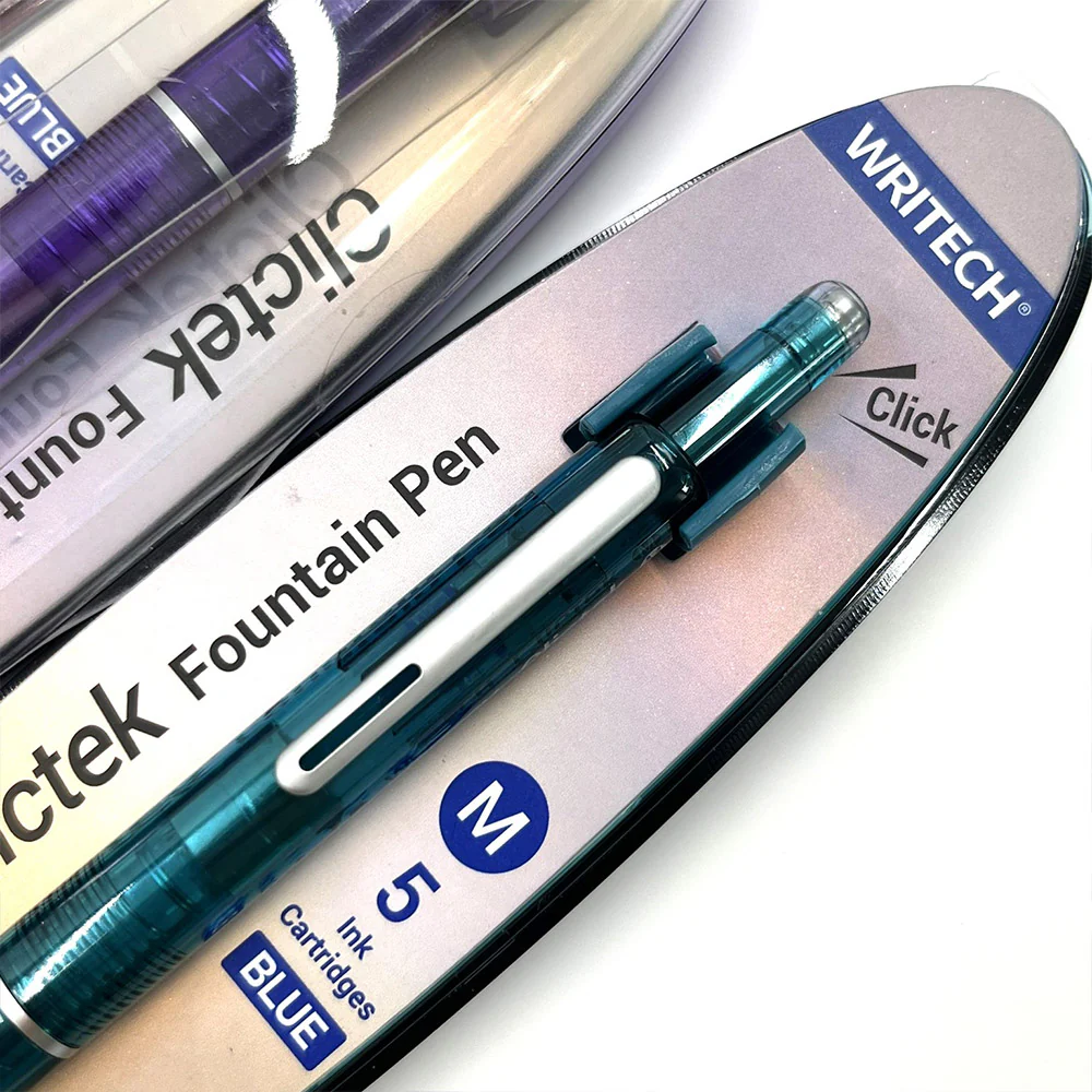 WRITECH Retractable Fountain Pen Transparent - Image 9