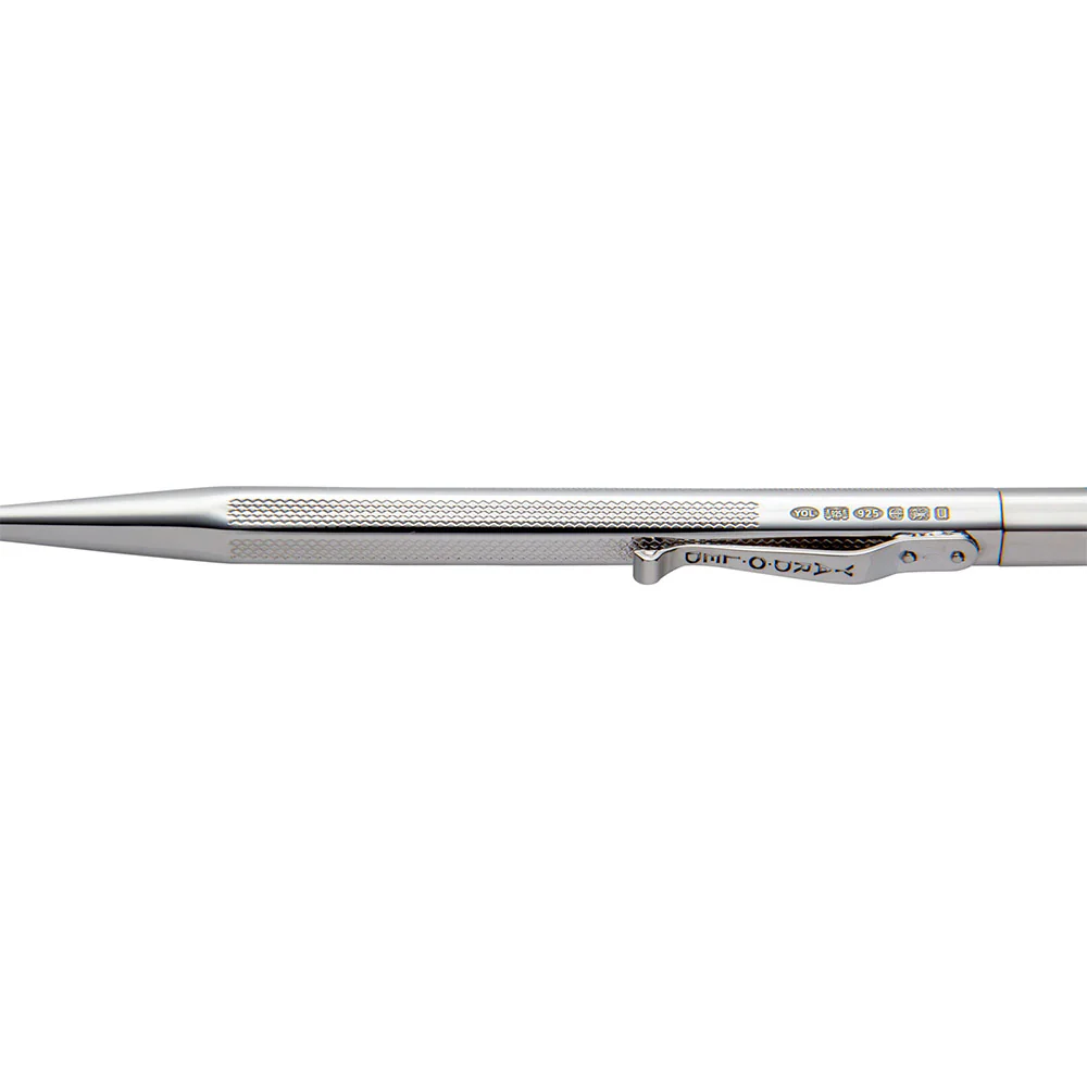 Yard O Led Diplomat Hexagonal Barley Sterling Silver Ballpoint Pen - Image 3
